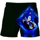 thumbnail image 3 of Pantalones de playa para niños de 4 a 14 años, pantalones cortos Sonic The Hedgehog, pantalones Harajuku para niñas y niños, estampado de dibujos animados en 3D, 3 of 5