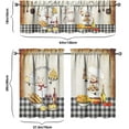 thumbnail image 2 of Fat Chef Kitchen Curtains Valances and Tiers Set for Windows, Vintage Bathroom Window Curtain Valance 3 Piece Sets,Kitchen Decor for Living Room,54"x 36", 2 of 6