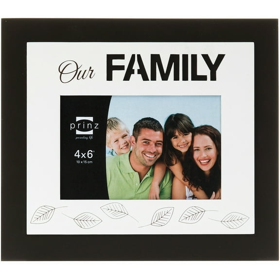OUR FAMILY 6x4 frame by Prinz - 4x6