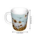 thumbnail image 2 of Yiaed Sunflower Butterfly Skull Print Ceramics Coffee,Large Handle Design,Extra Large Tea and Coffee Cup for Office and Home Mugs, 2 of 6
