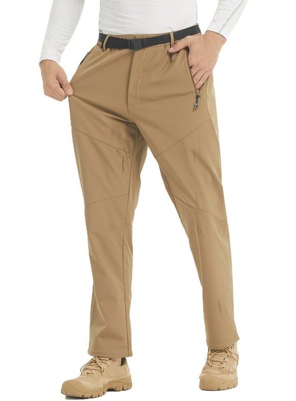 Mens Fleece Lined Waterproof Pants