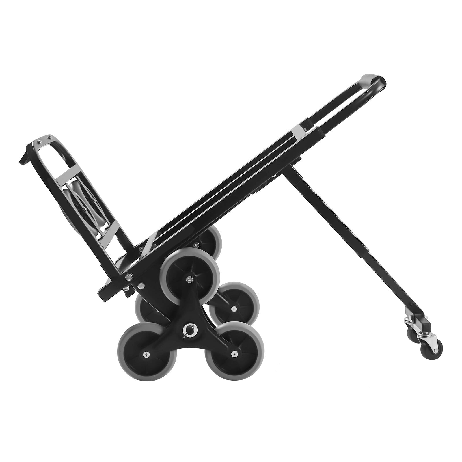 Foldable Climbing Cart, Heavy Duty Folding Hand Truck Dolly Cart with Telescoping Handle, for Offices, Campsites, Event Venues, Catering, Moving, Express Delivery, Warehouses, and Laundry