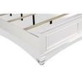 thumbnail image 2 of New Classic Furniture Tamarack Wood King Size Panel Bed in White, 2 of 6