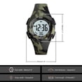 thumbnail image 4 of ziyahi Kids Digital Watch Round Dial Sports Style Children Waterproof LCD Display Digital Wristwatch, 4 of 9