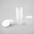 thumbnail image 5 of 10Pcs 30ml Medicine Measuring Measure Cups With White Lids Cap Clear Graduated Measuring Cup Transparent Plastic Cups, 5 of 5