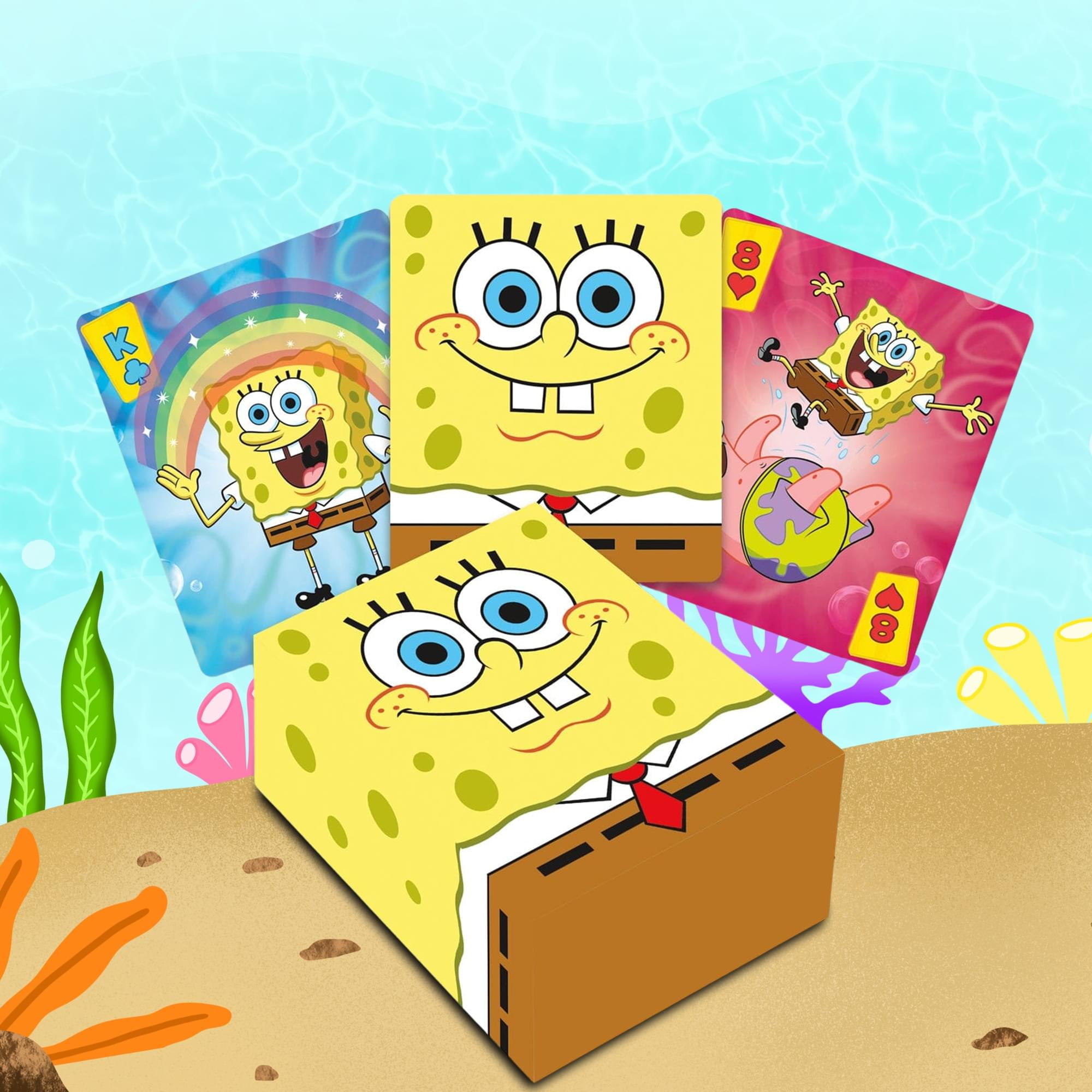 Carte Da Gioco SpongeBob Natale - Set 52 + Jolly - Nuove