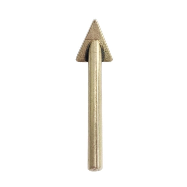LUVCLS Cabezal de soldador de plástico para reparación triangular, 1/2 pieza, parachoques, cobre NICE