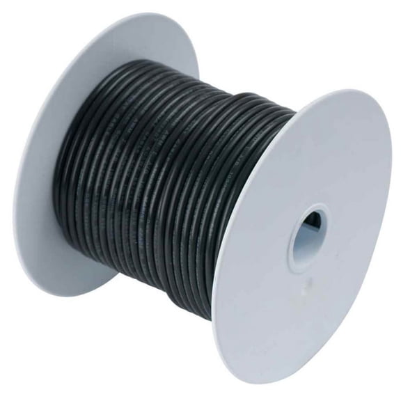 Ancor 111025 Black 8 AWG Tinned Copper Wire - 250