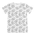 thumbnail image 6 of REDARER Kids Cute Dinosaur Print Two Piece Pajamas Set Short Sleeve Round Neck Elastic Waist Sleepwear For Spring Summer,2-3 Years, 6 of 7