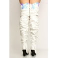 thumbnail image 3 of Cape Robbin Kelsey-21 White Over The Knee Pointed Toe Western Thigh High Boots (White, 8.5), 3 of 5