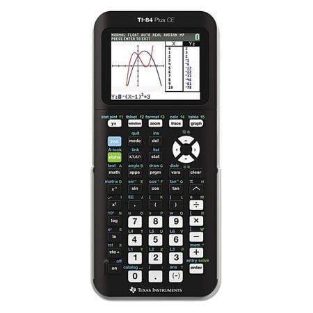 Chromatisch spek Ciro Texas Instruments Ti-84 Plus Ce Graphing Calculator, Black - Walmart.com