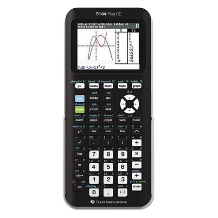Texas Instruments Ti-84 Plus Ce Graphing Calculator, Black - Walmart.com