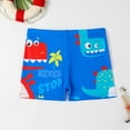 thumbnail image 2 of Pandaie Boys Swim Trunks Toddler Swim Shorts UPF 50+ Bathing Suit for Boy Quick Dry Mesh Beach Boardshorts Swimwear 5-6 T,Red, 2 of 5