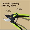 thumbnail image 6 of Lime Bypass Pruning Shears & Hedge Clippers - Cuts 3x Easier, Ideal for Seniors, 6 of 8