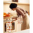thumbnail image 6 of Flour Sack Kitchen Towels Set of 2-18x26 Cotton Dish Towels with Hanging Loop Reusable Tea Towel for Cleaning Spring Absorbent Dishcloths Cute Home Decor Housewarming, Lemon Birds, 6 of 6