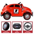 thumbnail image 4 of Montable para Niños JOYKOO Vocho eléctrico Control remoto 12V rojo, 4 of 8