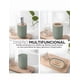thumbnail image 3 of Accesorios  Xtellar De Baño Set De 4 Piezas Juego De Baño Con Dispensador Jabonera Vaso Porta Cepillos De Dientes Color Verde, 3 of 5