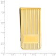 thumbnail image 3 of Gold-plated Kelly Waters Money Clip with Lines and Bottom Rectangle; for Adults and Teens; for Women and Men, 3 of 3