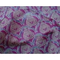 thumbnail image 4 of oneOone Silk Tabby Fabric Damask & Floral Block Print Sewing Fabric BTY 42 Inch Wide, 4 of 4