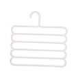 thumbnail image 2 of Perchas para pantalones, ahorradoras de espacio, antideslizantes, para armario, organizadores de ropa y para colgar toallas. Blanco, 2 of 8