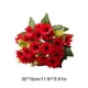 thumbnail image 3 of Plantas Verdes Artificiales De Plástico 1 unidad de crisantemos y margaritas artificiales rojas con tallos de plástico para decoraciones de bodas y centros de mesa para el hogar. Rkxzt, 3 of 9