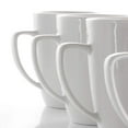 thumbnail image 5 of Elama Riley 12 Piece 12 Ounce Porcelain Mug Set in White, 5 of 9