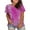 505_Hot Pink, variant on Dyfzdhu T Shirts for Women Floral Printed Plus Size Round Neck Short Sleeve T Shirt Women; Summer Loose Casual Top. Graphic Tees Black