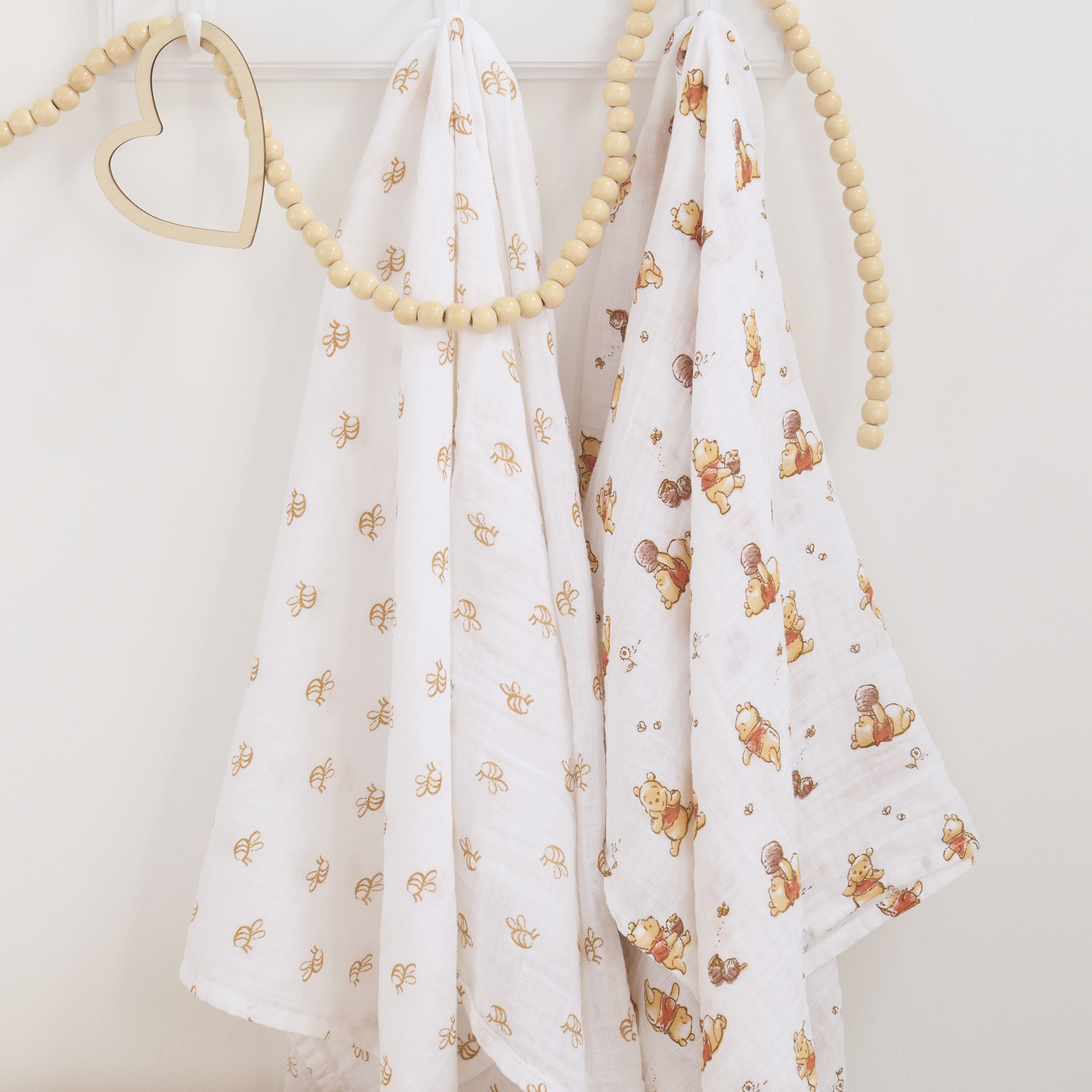 Disney Baby Winnie The Pooh Cotton Muslin Swaddle, 2-Pack photo 2