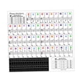 thumbnail image 4 of Piano Keyboard Sticker Keyboard Decals White and Black Keys Music Note Label, 4 of 8
