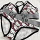 thumbnail image 3 of Sanrio Hello Kitty-ropa interior para mujer, figura de Anime, moda Sexy Y2K picante para chicas, Conjunto de Sujetador deportivo elástico, prendas de vestir, Bikini, 3 of 4