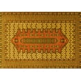 thumbnail image 1 of Ahgly Company Indoor Rectangle Persian Yellow Traditional Area Rugs, 7' x 10', 1 of 4