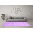 thumbnail image 3 of Ahgly Company Indoor Rectangle Abstract Purple Contemporary Area Rugs, 7' x 10', 3 of 4