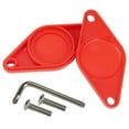 thumbnail image 1 of Cubierta protectora Zulema portátil para localizador de bicicletas Montaje rojo, 1 of 8