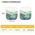thumbnail image 3 of Jeiento Forest Print Car Sun Shade for Windshield Foldable 2-Piece Car Sunshades Auto Sun Heat and UV Rays Blocker Soft Interior Accessories for Sun Heat Universal Vehicle Accessories, 3 of 7