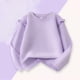 thumbnail image 4 of Blusas y camisas de manga larga con cuello redondo Camiseta de manga larga con volantes de color liso para niña Camiseta informal de cuello redondo para primavera y otoño Top/camisa de manga larga con, 4 of 4