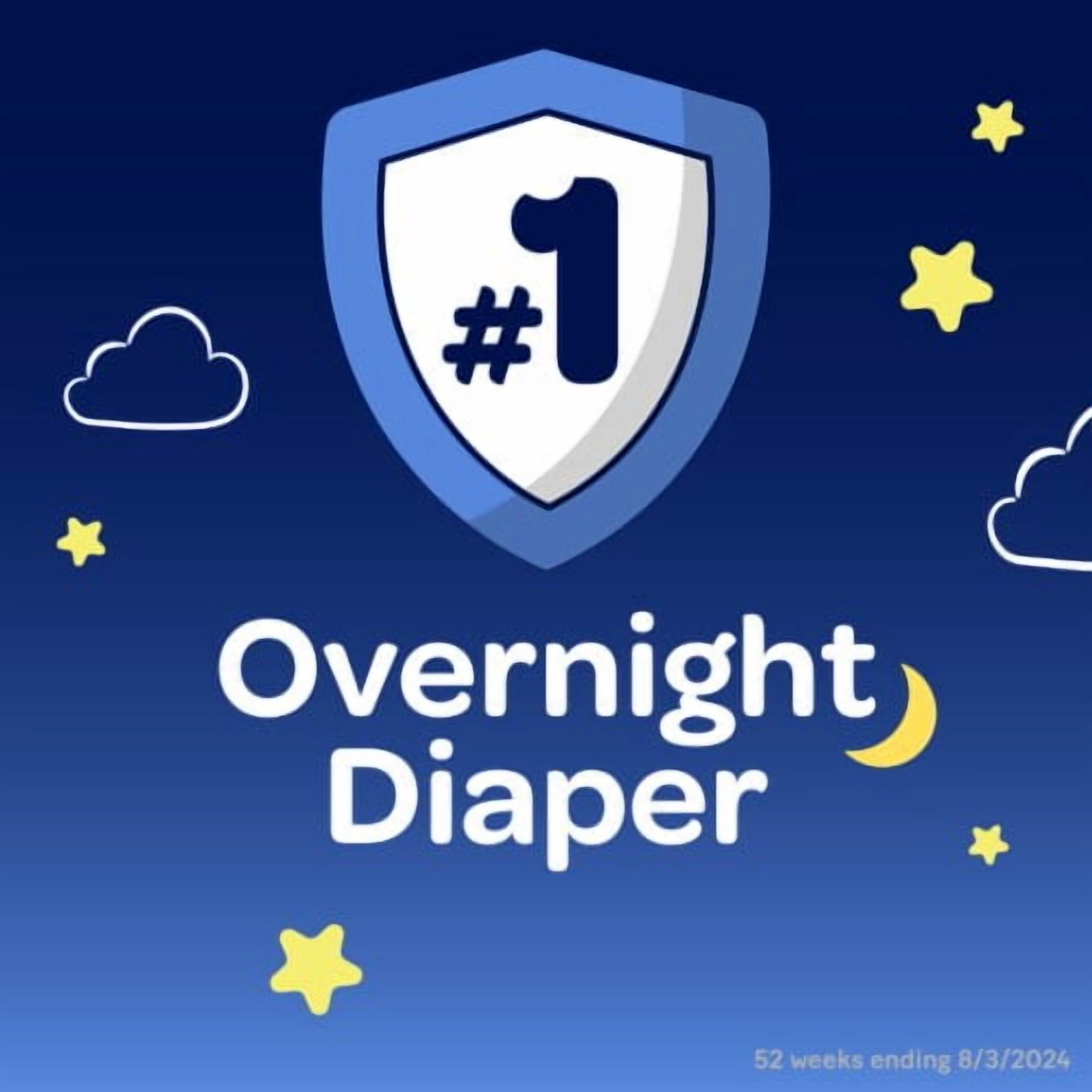 Huggies OverNites Baby Diapers Size 4 (22-37 lbs) 58 count