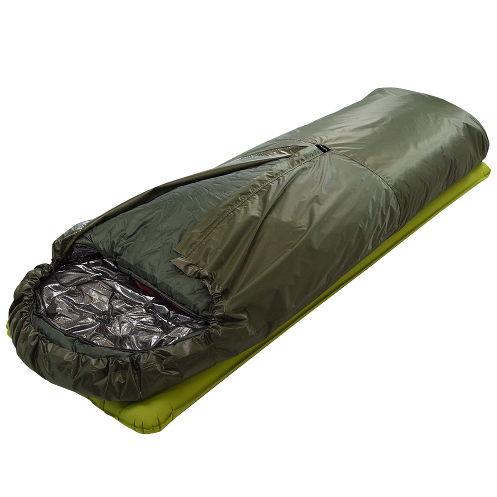 Bivy Sack, Waterproof Sleeping Bags Ventilate Bivy Bag, Lightweight Outdoor Survival Gear - for Adventure, Camping & Emergency