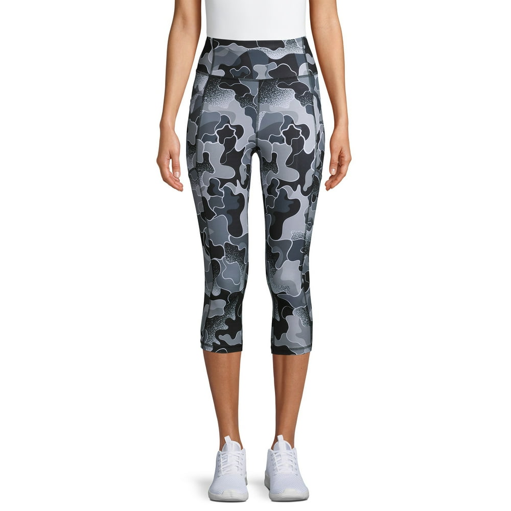 Avia Avia Women's Active Side Pocket Printed Capri Leggings Walmart