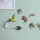 thumbnail image 3 of 273d pájaros de cerámica en forma de decoraciones colgantes de pared montados en la pared artesanías de pared caseras simples, 3 of 5