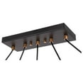 thumbnail image 4 of Woodbridge Lighting Lanning 5-Light Metal Linear Pendant in Antique Brass/Bronze, 4 of 4