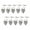 Silver, variant on 10 Sets Gold/Bronze/Tibetan Shape Toggle Clasps for Jewelry Making Bracelets End Clasp Findings