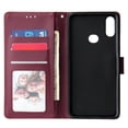 thumbnail image 4 of For Samsung A10S A20S Cellphone Cover Mobile Phone Shell Buckle Closure Cards Slots PU Leather Smart Shell with Wallet Overall Protection, 4 of 8