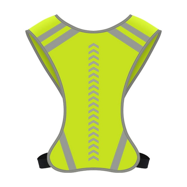 Reflective Vest, Night Riding Vest, Lightweight Unisex Vest, Night Sports Waistcoat for Outdoor Activities Walking Cycling Motorcycle