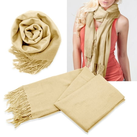 Fashion Women's Scarf Lightweight Long Scarfs Luxury Lady Classic Range Pashmina Silk Solid colors Wraps Shawl Stole Soft Warm Scarves For Women
