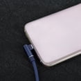 thumbnail image 4 of Langgg Câble USB Double Coude 2A Synchronisation de Données Câble de Charge TPE Tissé Haute Vitesse pour Android/IOS/Type-C, 4 of 9