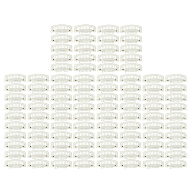 Clips a presión en forma de U para extensiones de cabello, 100 piezas de 9 dientes, clips para peluca, clips para peluca DIY, construcción robusta