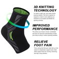 thumbnail image 3 of Agiferg Ankle Brace Compression Support Sleeve Elastic Ankle Movement Protection S/M/L, 3 of 7
