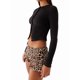 thumbnail image 3 of Blusas de Larga para Mujer, Cárdigan Ligero de Otoño, Camisetas para Salir, Blusas Acanaladas con Botones, Lindas y A Negro M, 3 of 10