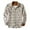 Khaki, variant on XMMSWDLA Blousse for Men Plaid Padded Shirts Casual Long Sleeve Button Down Lapel Jackets Slim Fit Winter Warm Tops Blouse