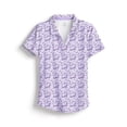 thumbnail image 2 of SCALES Wavy Womens Short Sleeve Polo White, Orchid, XLarge, 2 of 4